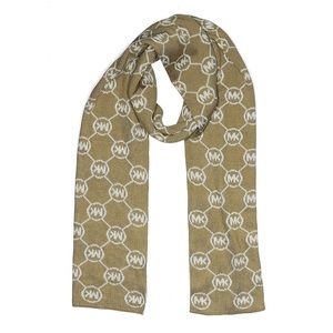 Authentic tan Michael Kors Logo Scarf. Gently used.